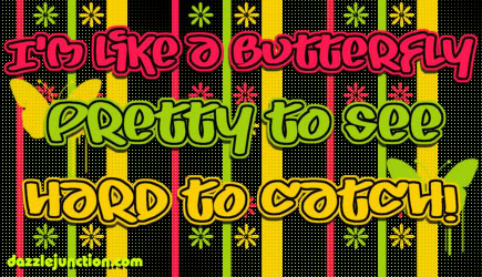 Banner A Butterfly quote