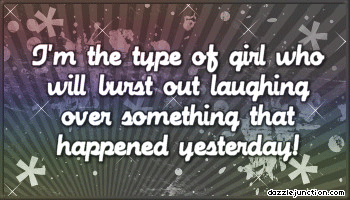 Quote Banner Burst Laughing picture
