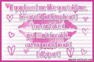 Quote Banner Careful Heart picture