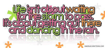 Quote Banner Dancing In Rain picture