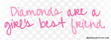 Quote Banner Diamonds Girls Best Friend picture