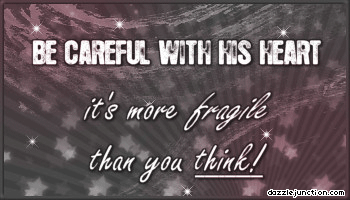 Quote Banner Fragile Heart picture
