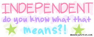 Quote Banner Independent Do You Know Wha picture