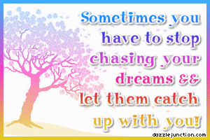 Quote Banner Let Dreams Catch Up picture
