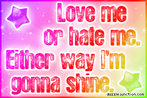 Quote Banner Love Hate Me picture
