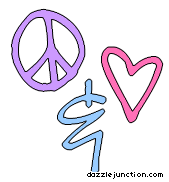 Quote Banner Peace Heart picture