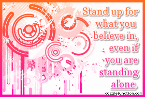 Quote Banner Stand For Beliefs picture