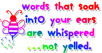 Whispered Not Yelled
