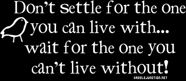 Dont Settle