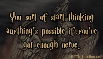 Harry Potter Anything Possible quote