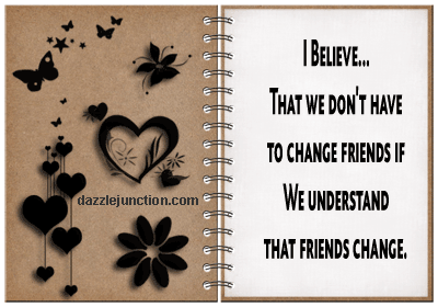 I Believe Friends Change picture