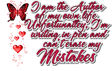 Inspirational Pen Cant Erase Mistakes picture