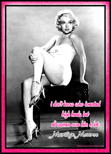 Marilyn Monroe High Heels picture