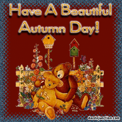 Bear Beautiful Autumn