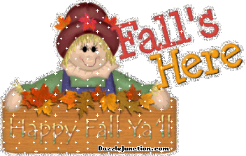 Autumn, Fall Scarecrow Fall Glitter picture