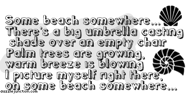 Summer Quotes Beach Somewhere quote