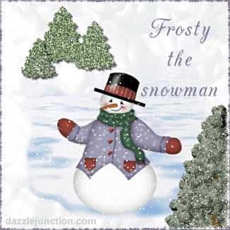 Winter Frosty Snowman picture