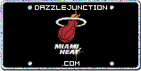 NBA Team Plates Miami Heat picture
