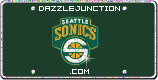 NBA Team Plates Seattle Sonics picture
