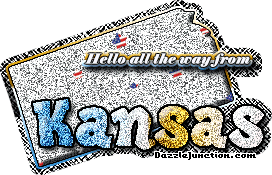 Kansas Kansas Greeting quote