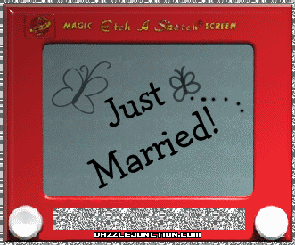 Just Married Etch