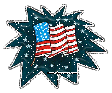 America Glitter Flag picture