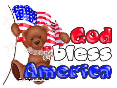 America God Bless America Bear picture