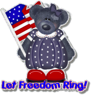 America Let Freedom Ring Bear picture