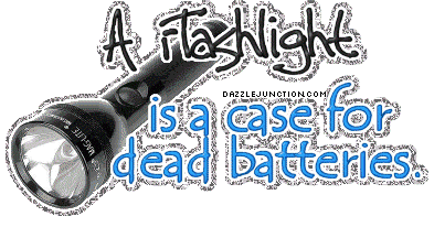 Funny Flashlight Dead Battery Case picture