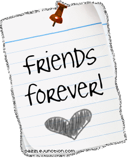 Glitter Notes Friends Forever picture