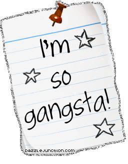 Glitter Notes Gangsta picture