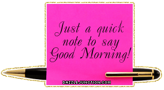 Glitter Notes Good Morning picture