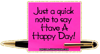 Glitter Notes Have A Happy Day picture