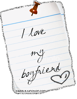 Glitter Notes Love Boyfriend picture