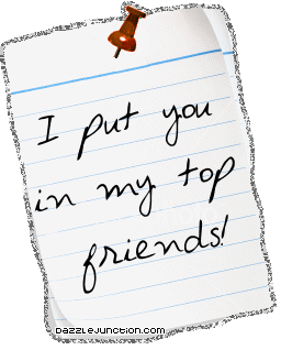 Glitter Notes Top Friends picture