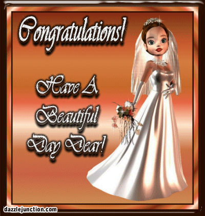 Congrats Beautiful Wedding Day