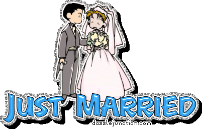 Wedding Marriage Just Married Glitter picture