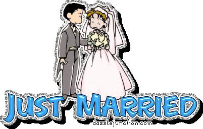 Just Married Glitter
