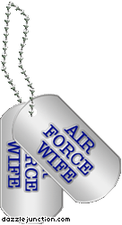 Military Airforcewife Dog Tag picture