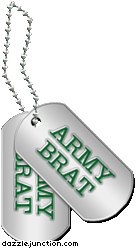 Military Armybrat Dog Tag picture