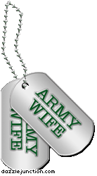 Military Armywife Dog Tag picture
