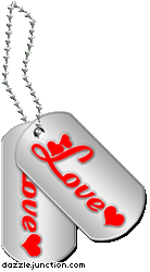 Military Love Dog Tag picture