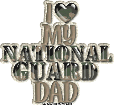 Military National Guard Dad picture
