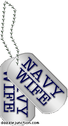 Military Navywife Dog Tag picture