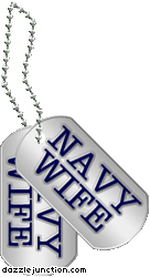 Navywife Dog Tag