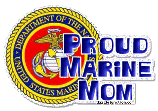 Military Proud Marine Mom picture