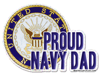 Military Proud Navy Dad picture