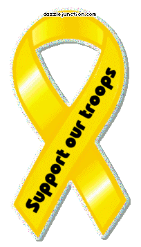 Military Support Our Troops Ribbon picture