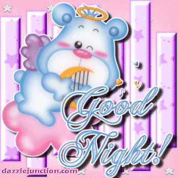 Good Night Bear Angel Dj