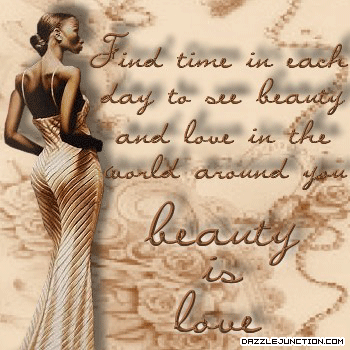Beauty Is Love quote